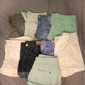 9 pairs of shorts all for the price of 25 bucks